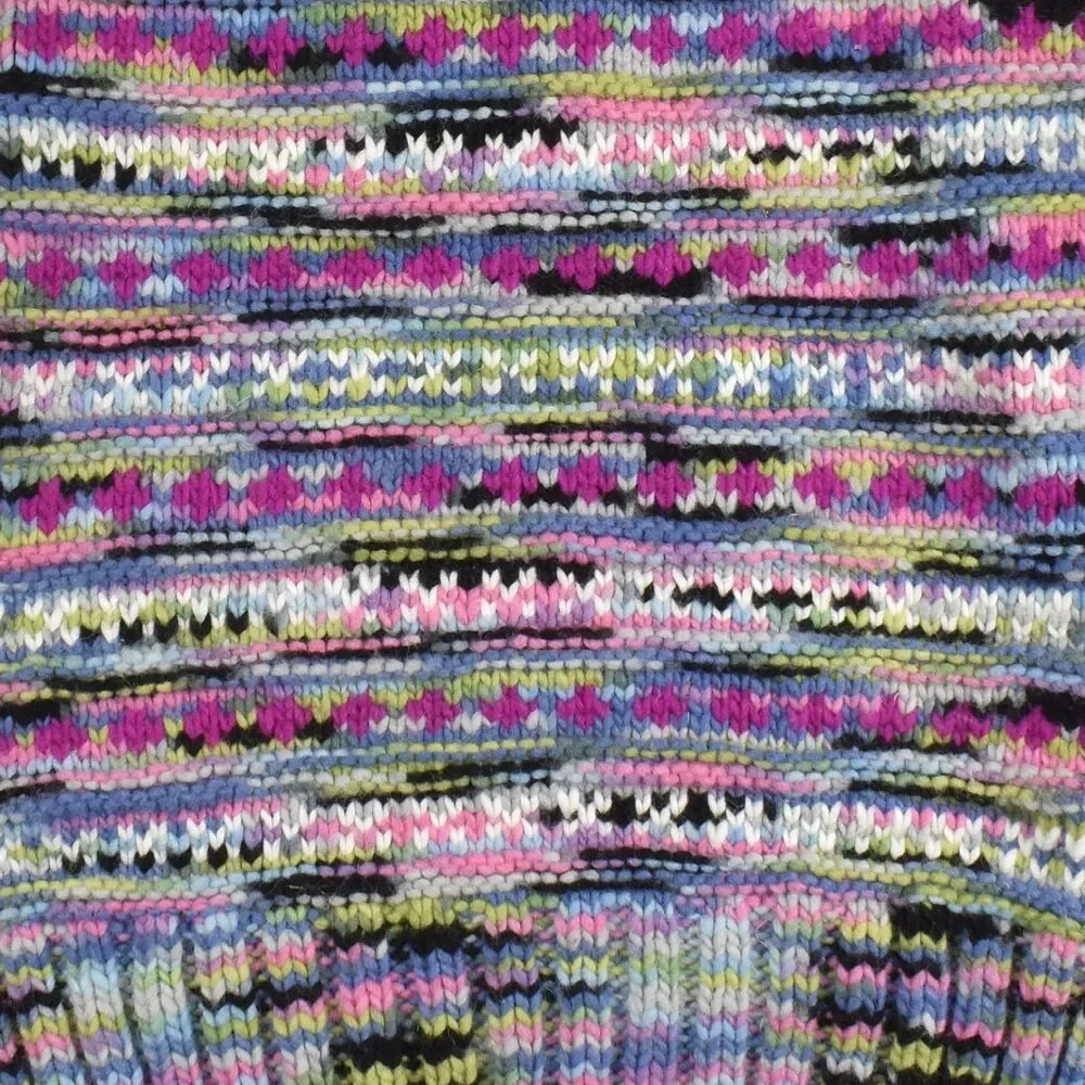 Handmade Crochet Dog Sweater XL/XXL Multicolor Knit Striped Warm Pet Clothes